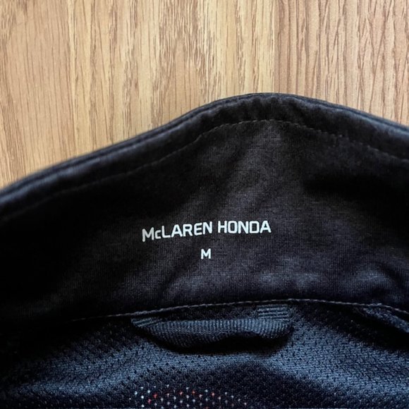 McLaren Honda Soft Shell Long Sleeve Team Logo Jacket Men Size S(US) M(EU) - Picture 3 of 5